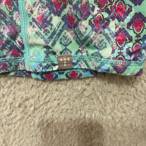 Title Nine womens long sleeve shirt rash guard sun protection active colorful S - Picture 3 of 10